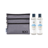 Soapbox Hand Sanitizer Duo Gift Set with Heather Grey RuMe Baggie All