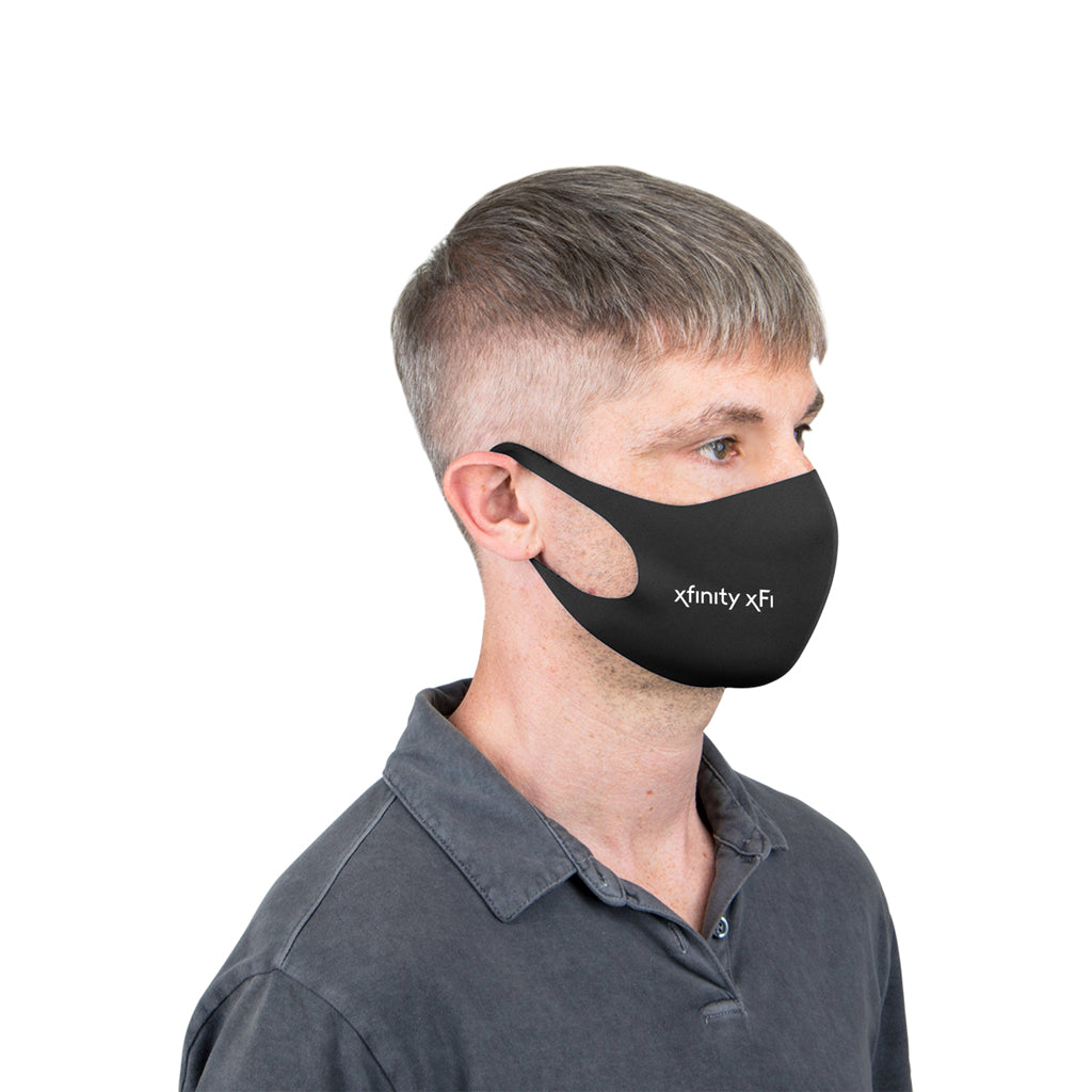 Gemline Black Reusable Stretch Face Mask