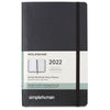 Moleskine Black Soft Cover Large 12-Month Weekly 2022 Planner