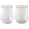 Corkcicle Clear Stemless Glass Set (2)