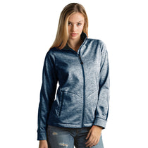 Antigua Women's Navy Heather Golf Jacket