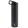 MiiR Black Powder Vacuum Insulated Wide Mouth Leakproof Straw Lid Bottle - 20 Oz.