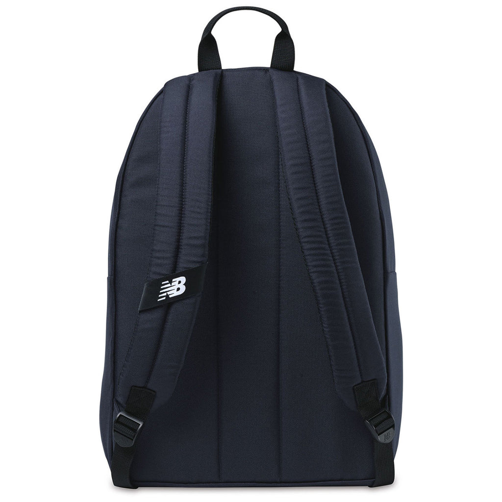 New Balance Navy Blue Logo Round Backpack