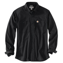 Carhartt Men's Black Rugged Professional Long Sleeve Work Shirt