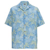Edwards Men's Blue Tropical Palm Tree Camp Shirt