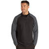 Antigua Men's Black/Bedrock Heather Lagoon