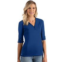 Antigua Women's Dark Royal Accolade Three Quarter Sleeve Top