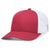 Pacific Headwear Cardinal/White/Cardinal Snapback Trucker Mesh Cap