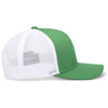 Pacific Headwear Kelly/White/Kelly Snapback Trucker Mesh Cap