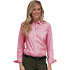 Vantage Women's Sports Red/White Easy-Care Gingham Check Shirt