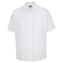 Edwards Men's White 2-Pocket Broadcloth Short Sleeve Shirt