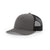Richardson Charcoal/Black Mesh Split Trucker Hat