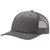 Richardson Charcoal/Charcoal Five Panel Trucker Hat with Rope