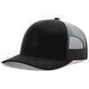 Richardson Black/White Fade Printed Mesh Trucker Hat