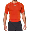 Under Armour Men's Dark Orange/Steel HeatGear Armour S/S Compression Shirt