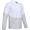 Under Armour Men's White Squad Woven Jacket