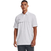 Under Armour Men's White/Mod Grey Title Polo