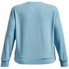 Under Armour Women's Opal Blue/White/Cruise Blue Rival Terry Crew
