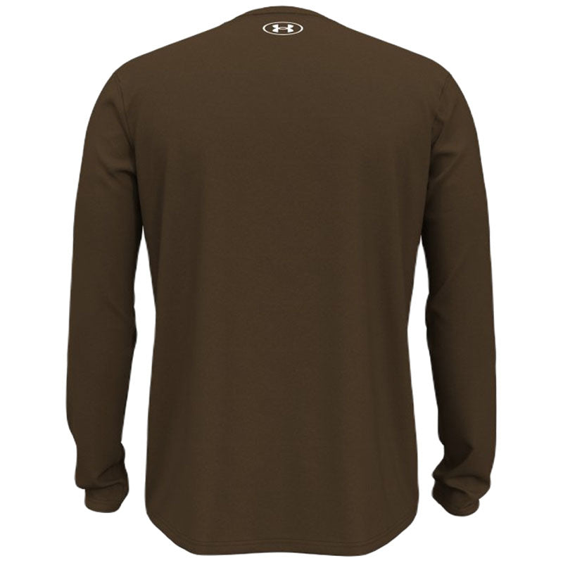 Under Armour Men's Cleveland Brown/White Team Tech Long Sleeve
