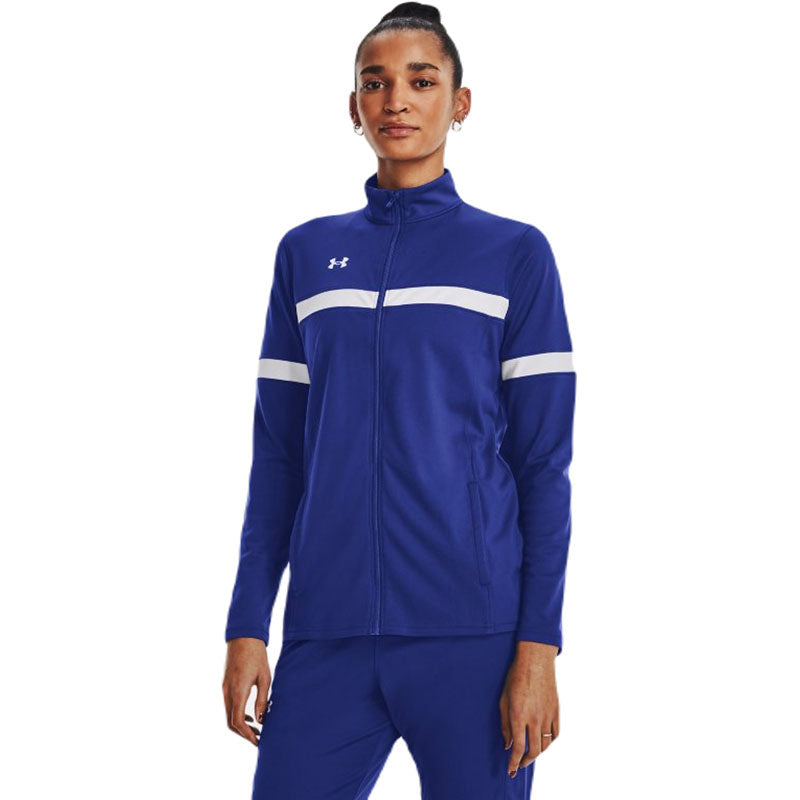 Under Armour Women's Royal/White Team Knit Warm Up Full-Zip