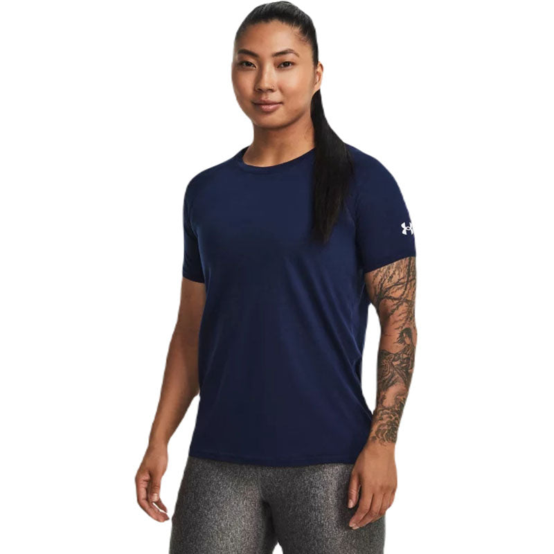 Under Armour Women's Midnight Navy/White Athletics Short Sleeve