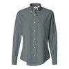 Van Heusen Women's Dark Grey Long Sleeve Oxford Shirt-Alpha Sized