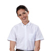 Van Heusen Women's White Short Sleeve Oxford Shirt-Alpha Sized