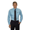 Van Heusen Men's Blue Long Sleeve Aviator Shirt