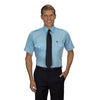 Van Heusen Men's Blue Aviator Shirt-Short Sleeve-Tallman
