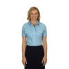 Van Heusen Women's Blue Aviator Shirt-Short Sleeve
