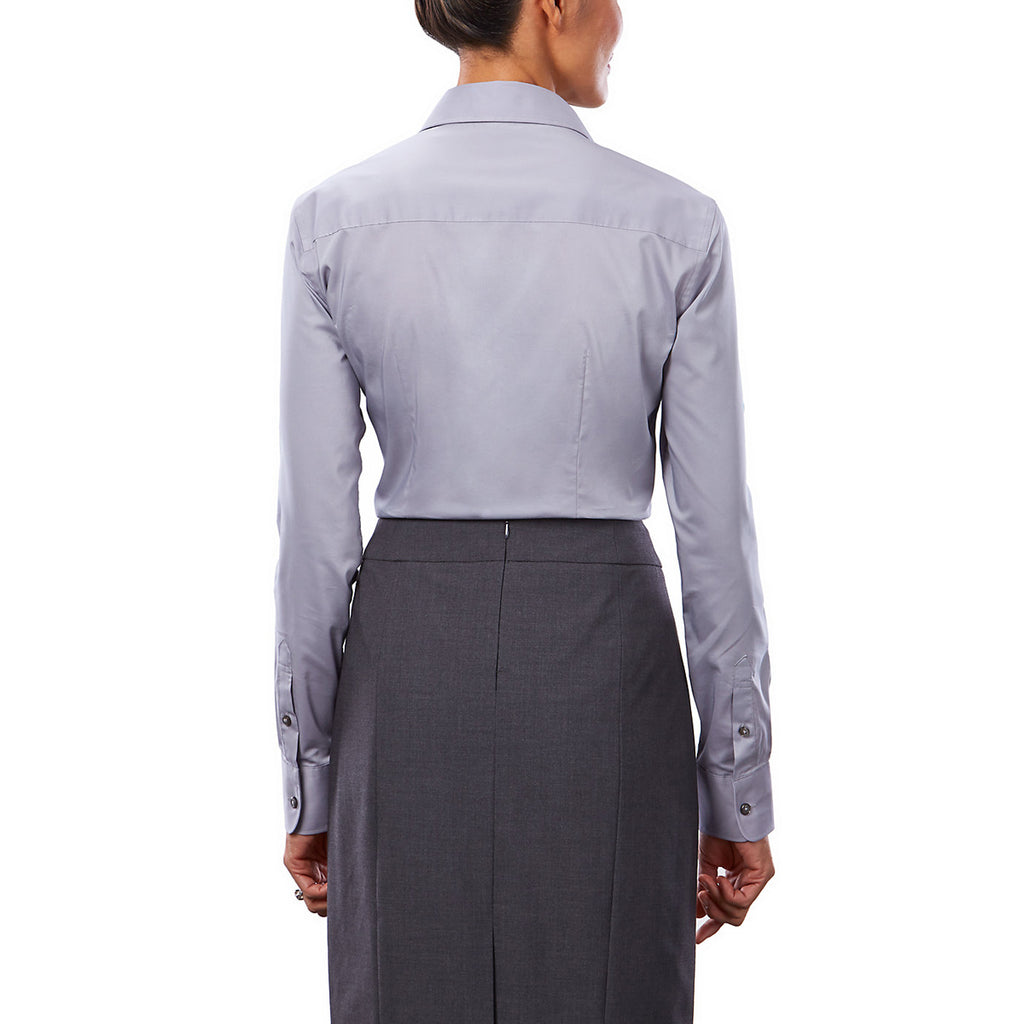 Van Heusen Women's Mercury Solid Stretch Dress Shirt