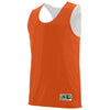 Augusta Sportswear Men's Orange/White Reversible Sleeveless Jersey