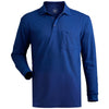 Edwards Men's Royal Blended Pique Long Sleeve Polo with Pocket