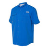 Columbia Men's Vivid Blue PFG Blood and Guts Short Sleeve Shirt