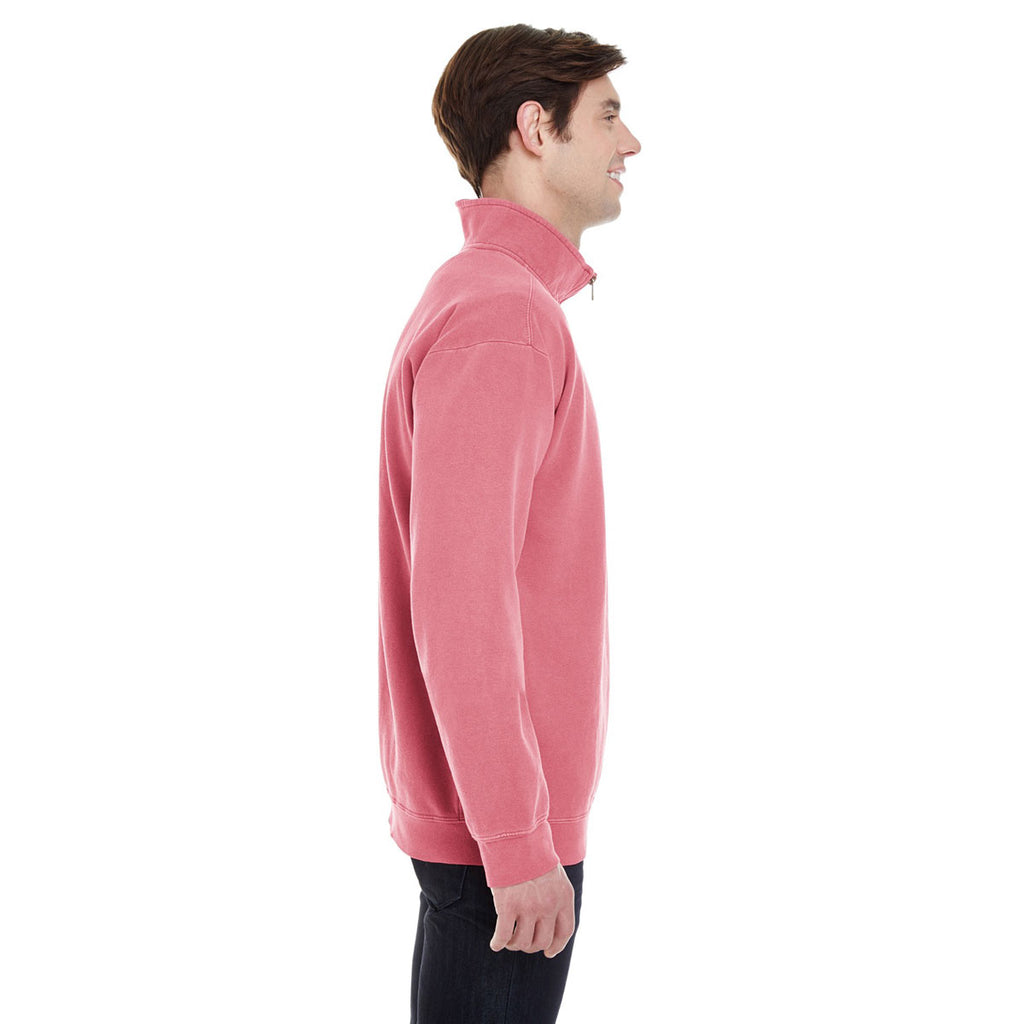 Comfort Colors Men's Crimson 9.5 oz. Quarter-Zip Sweatshirt