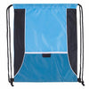 Good Value Aqua Center Lane Drawstring Backpack