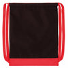 Good Value Black/Red Color Flip Drawstring Backpack