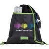 Good Value Black/Green Outer Space Drawstring Backpack