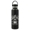 Hydro Flask Black Standard Mouth 21 oz Bottle with Flex Cap