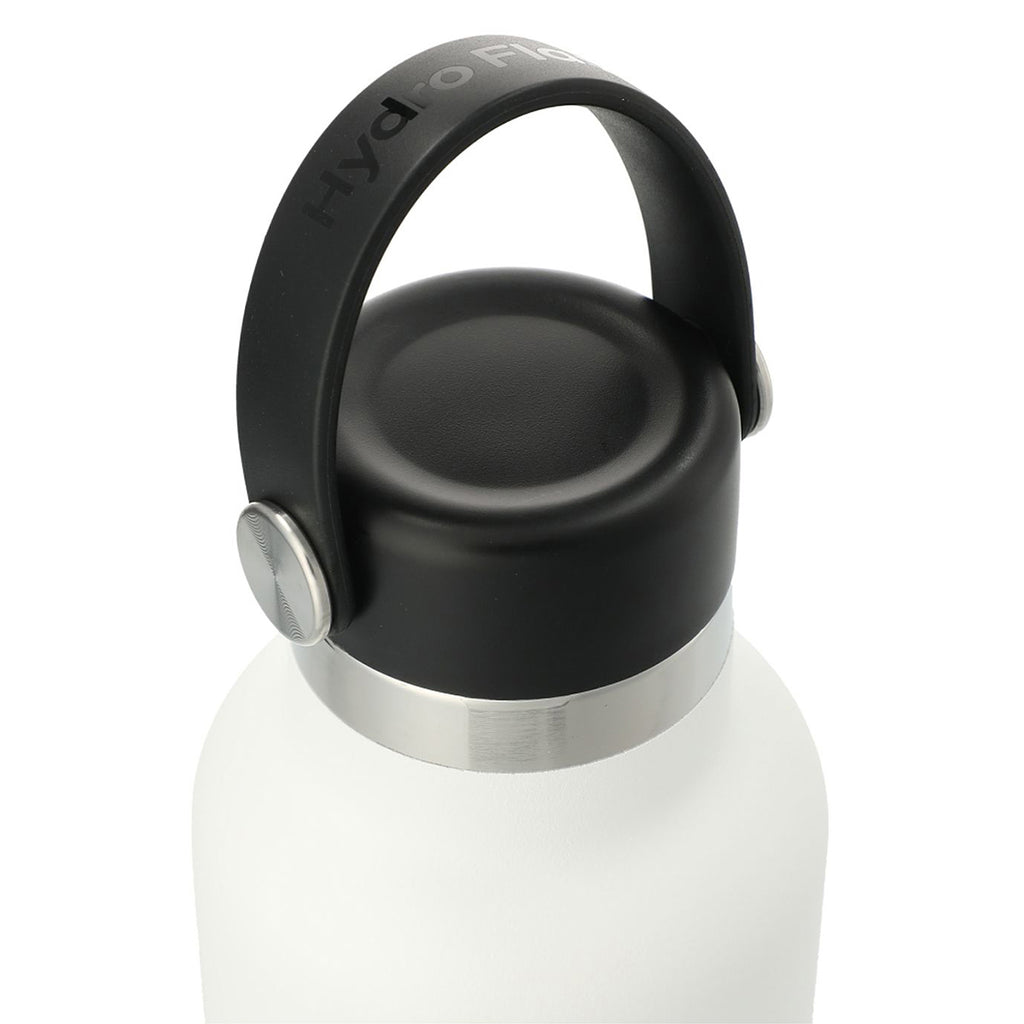 Hydro Flask White Standard Mouth With Flex Cap 21oz