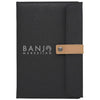BIC Black Two-Tone Journal with Leather Closure