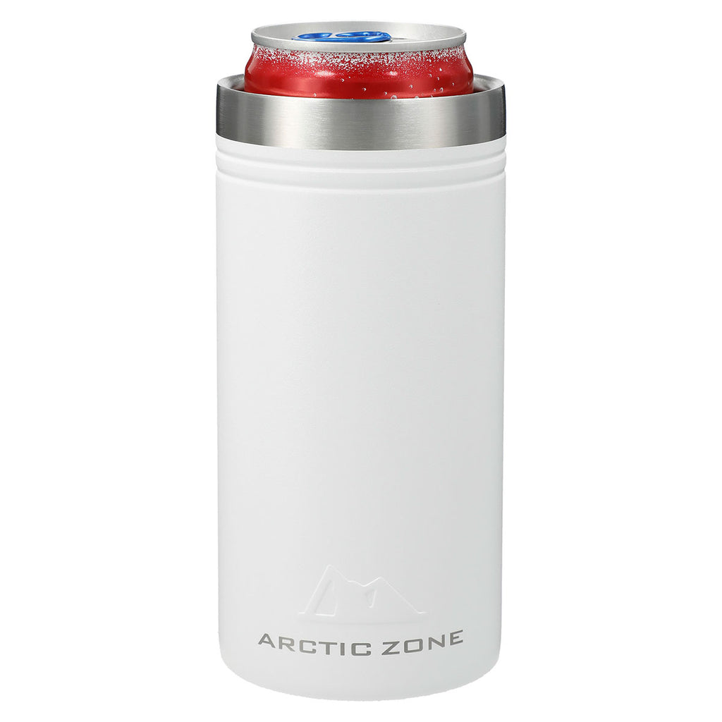 Arctic Zone White Titan Thermal HP Slim Cooler 12oz