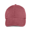 Anvil Red Rock Solid Low-Profile Sandwich Trim Pigment-Dyed Twill Cap