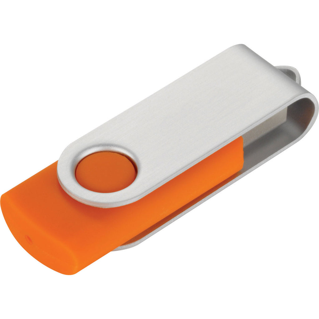 Leed's Orange Rotate Flash Drive 8GB