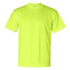 Bayside Men's Safety Green USA-Made 50/50 Short Sleeve T-Shirt