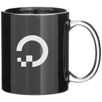 ETS Black/Platinum C-Handle-Metallic 11 oz Mug