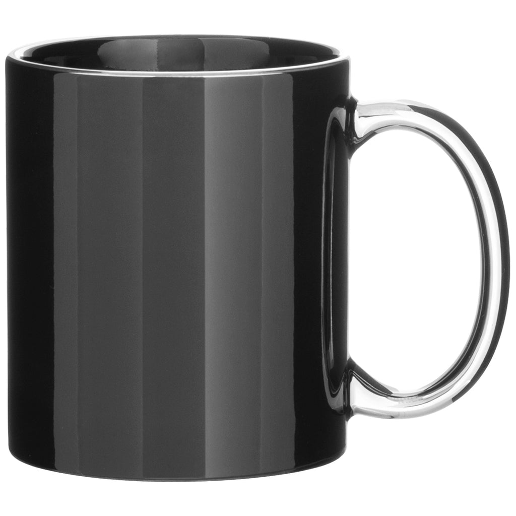 ETS Black/Platinum C-Handle-Metallic 11 oz Mug