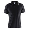 Craft Sports Men's Black In-the-Zone Polo