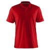 Craft Sports Men's Bright Red In-the-Zone Polo