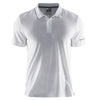Craft Sports Men's White In-the-Zone Polo